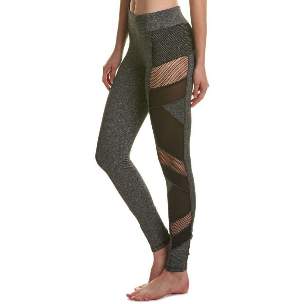 ELECTRIC YOGA Mesh Panel Leggings - Picture 1 of 8